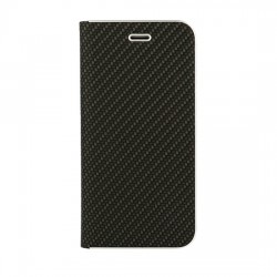 Puzdro Vennus Carbon s rámom pre iPhone XR (6,1") čierne.
