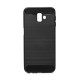 Kryt Carbon pre Samsung J610F Galaxy J6 Plus (2018) čierny.