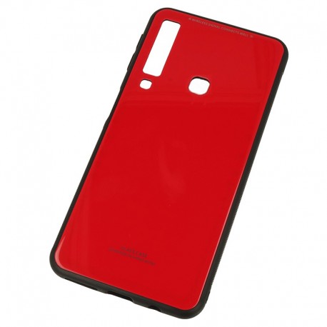Kryt Glass pre Samsung A920F Galaxy A9 (2018) červený.