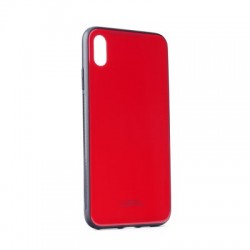 Kryt Glass pre iPhone XS Max (6.5") červený.