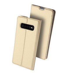 Puzdro Dux Ducis Skin pre Samsung G975F Galaxy S10 Plus zlaté.