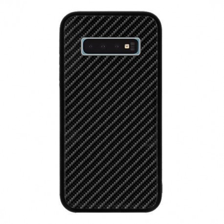 Kryt Carbon Glass pre Samsung G973 Galaxy S10 čierny.