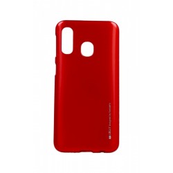 Kryt Mercury i-Jelly pre Samsung A405 Galaxy A40 červený.