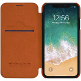 Puzdro Nillkin Qin pre iPhone 11 Pro Max (6,5") hnedé.