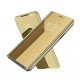 Puzdro Clear View pre Samsung Galaxy A20s zlaté.