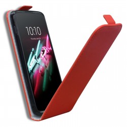 Puzdro Flip Vertical pre LG K40 červené.