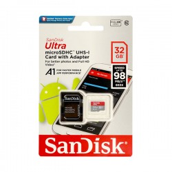 Pamäťová karta SanDisk Ultra A1 Micro SD HC 16 GB C10 UHS-I s adapterom.