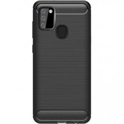 Kryt Carbon pre Samsung A217 Galaxy A21s čierny.