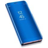 Puzdro Clear View pre iPhone 12 6.7" Pro Max modré.