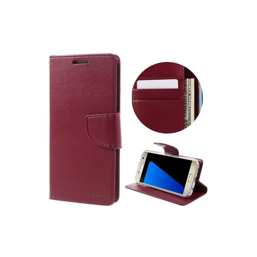 Puzdro Mercury Bravo pre iPhone 11 Pro Max (6.5") bordové.