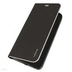 Puzdro Vennus Carbon s rámom pre Samsung Galaxy S20 Ultra čierne.