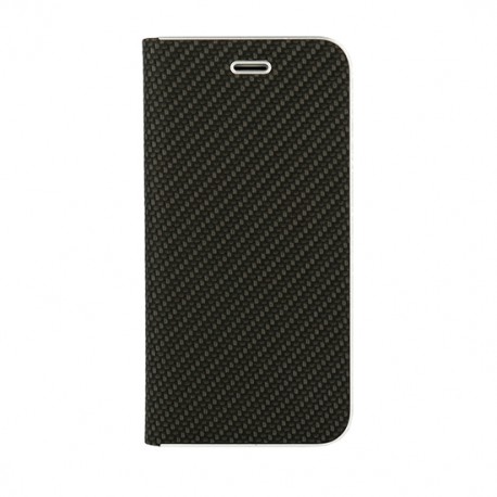 Puzdro Vennus Carbon s rámom pre iPhone 12 Pro Max čierne.
