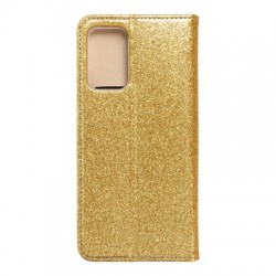 Puzdro Shining pre Samsung Galaxy A72 zlaté.