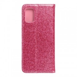 Puzdro Shining pre Samsung A415F Galaxy A41 ružové.
