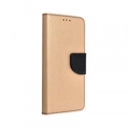 Puzdro Fancy pre Samsung Galaxy A52/A52 5G/A52s 5G zlato-čierne.