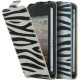Puzdro Flip Vertical pre Sony Xperia Z1Compact /mini/ vzor zebra.