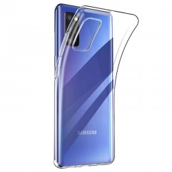 Kryt tenký 1mm pre Samsung Galaxy A41 priehľadný.