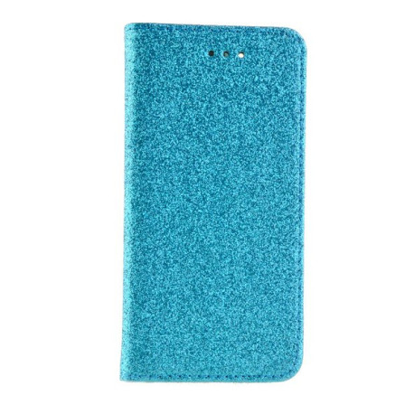 Puzdro Glitter pre LG K11/LG K10 2018 modré.