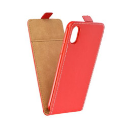 Puzdro Flip Vertical pre iPhone X/XS červené.