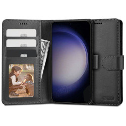 Puzdro Tech-Protect Wallet pre Samsung Galaxy S23 čierne.