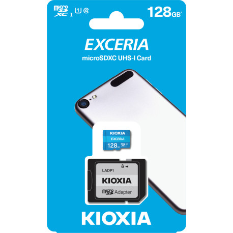 Pamäťová karta KIOXIA Exceria microSDXC 128GB C10 UHS-I 100MB/s + adaptér