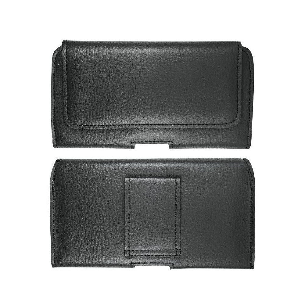 Puzdro na opasok ECO koža L čierne.