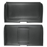 Puzdro na opasok ECO koža L čierne.