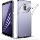 Kryt tenký 1 mm pre Samsung Galaxy A8 (2018) priehľadný.
