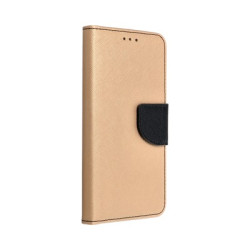 Puzdro Fancy pre Xiaomi Redmi 12C zlato-čierne.