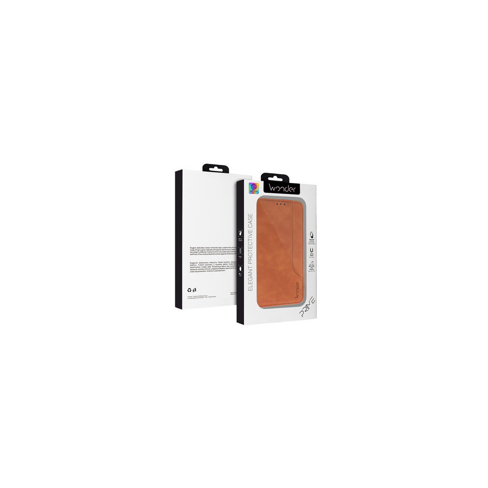 Puzdro Wonder Prime pre Samsung Galaxy A35 5G hnedé.