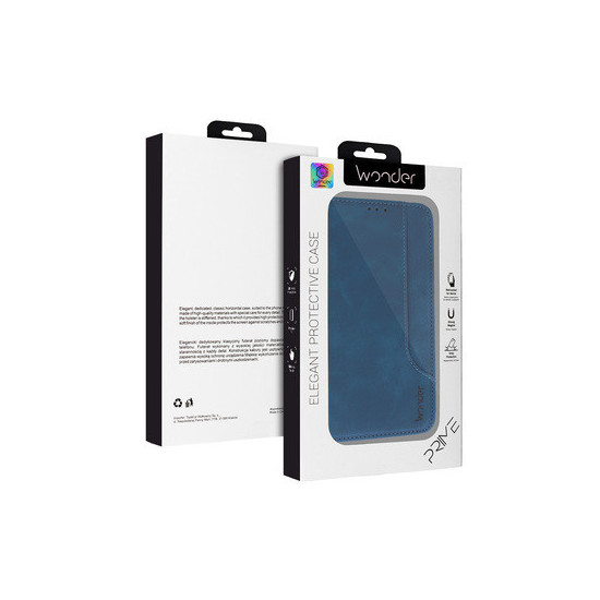 Puzdro Wonder Prime pre Samsung Galaxy A35 5G modré.