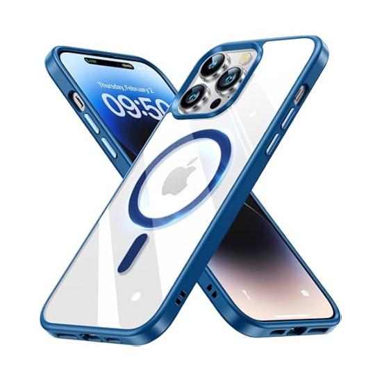 Kryt Elektro Mag Cover s MagSafe pre iPhone11 Pro Max modrý.