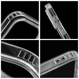 Kryt Drop Glue Colorful Ring Mag Cover s MagSafe pre iPhone 12 Pro Max čierny.