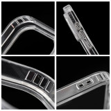 Kryt Drop Glue Colorful Ring Mag Cover s MagSafe pre iPhone 16 Pro tmavozelený.