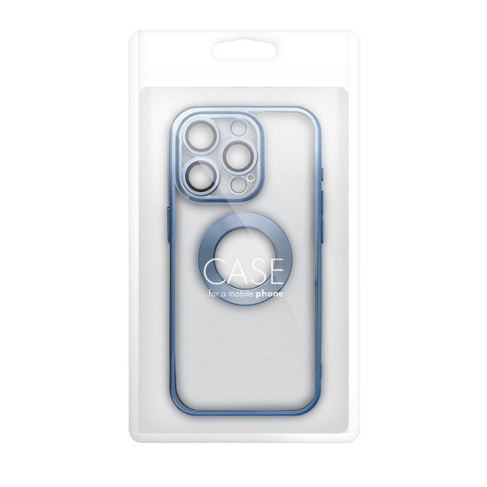 Kryt Glam pre iPhone 17 modrý.