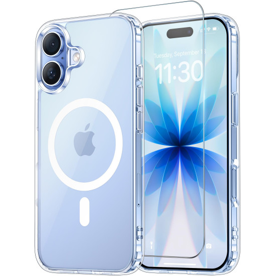 Kryt Clear Mag Cover s MagSafe pre iPhone 17 priehľadný.