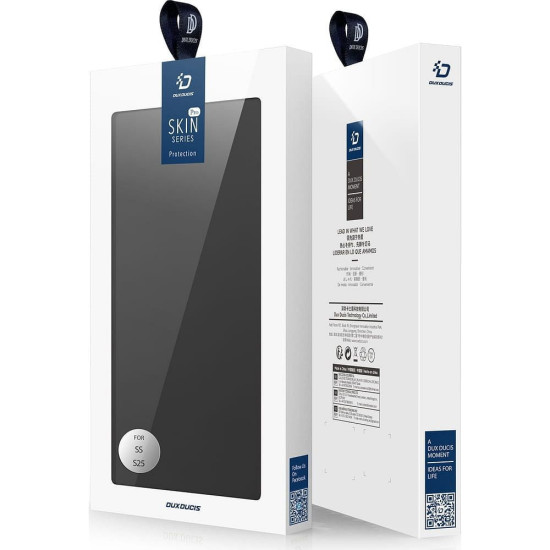Puzdro Dux Ducis Skin Pro pre Samsung Galaxy S25 čierne.