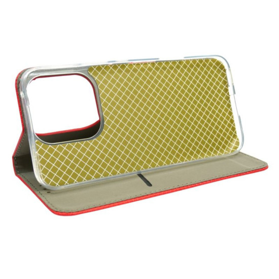 Puzdro Smart Magnet pre Honor 400 Lite červené.