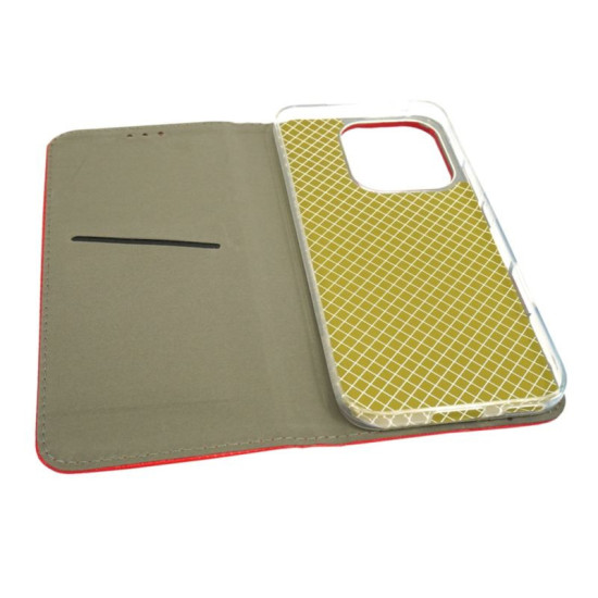 Puzdro Smart Magnet pre Honor 400 Lite červené.