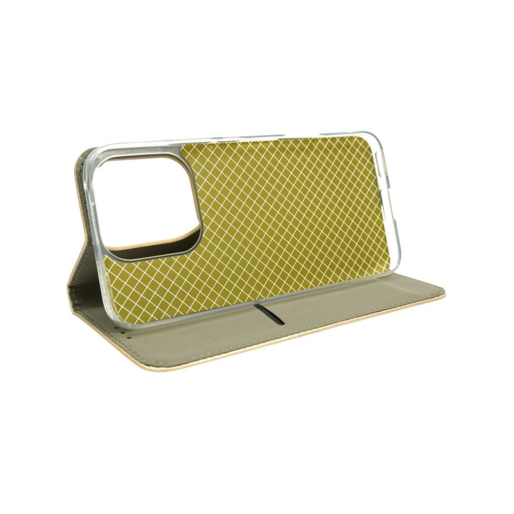 Puzdro Smart Magnet pre Honor 400 Lite zlaté.