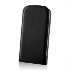 Puzdro Flip Vertical pre Samsung Galaxy Mini 2 (S6500) čierne.