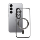 Kryt Color Chrome Mag pre Samsung Galaxy S25 čierny.