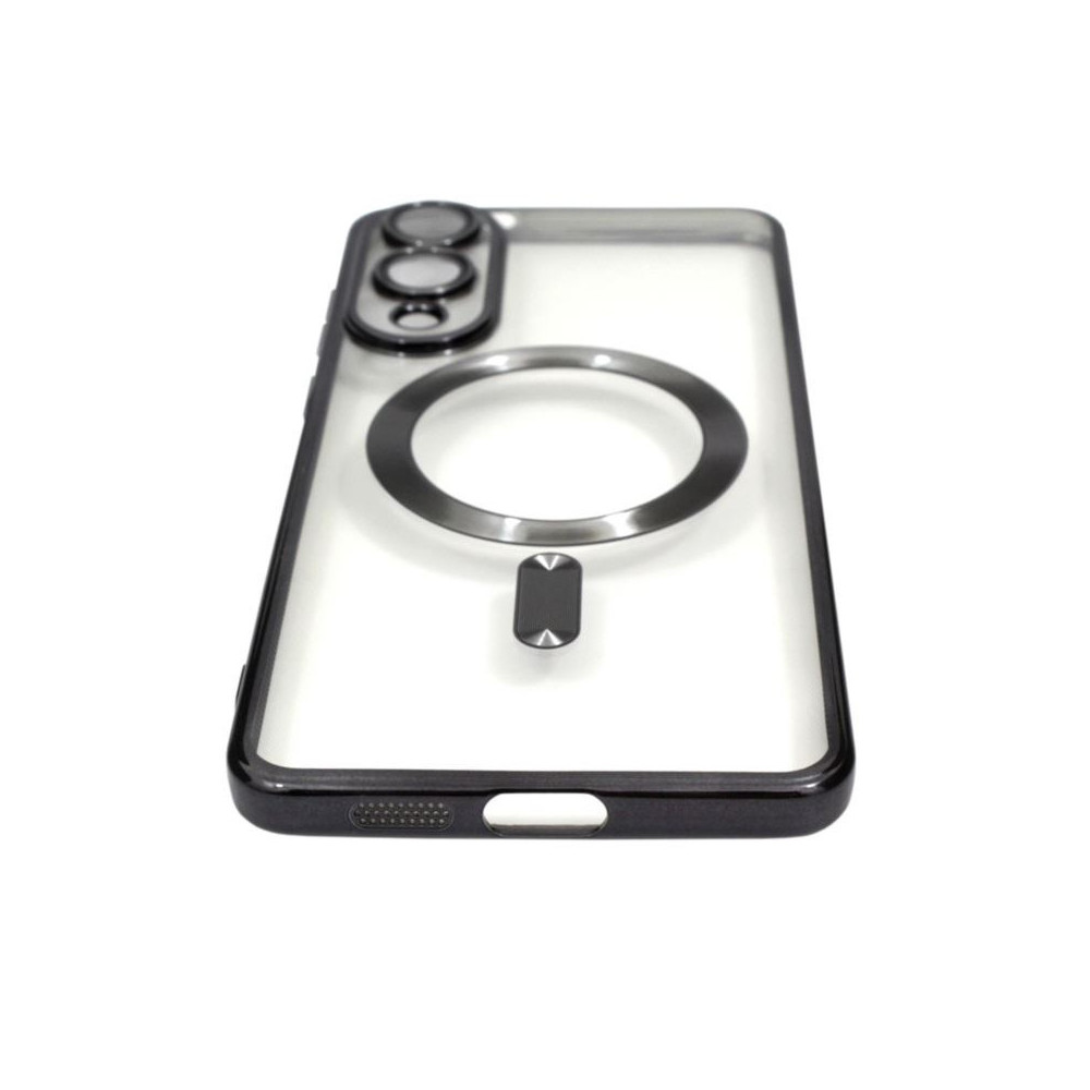 Kryt Color Chrome Mag pre Samsung Galaxy S25 čierny.