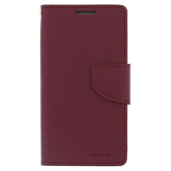 Puzdro Mercury Bravo pre iPhone 11 Pro Max (6.5") bordové.