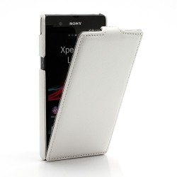 Puzdro Flip Vertical pre Sony Xperia Z2 biele.