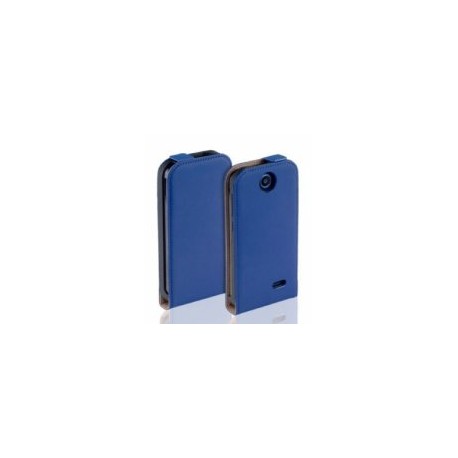 Puzdro Flip Vertical pre HTC Desiere 310 modré.