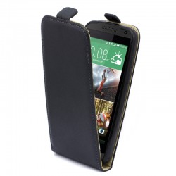 Puzdro Flip Vertical pre HTC Desiere 500 čierne.