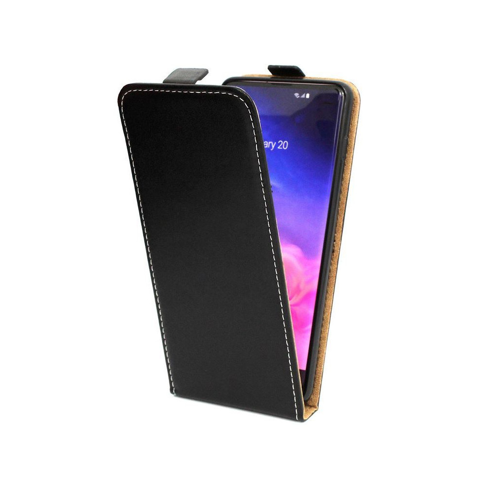 Puzdro Flip Vertical pre Samsung Galaxy Core LTE G386F čierne.