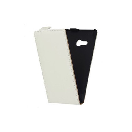 Puzdro Flip Vertical pre Nokia Lumia 730/735 biele.