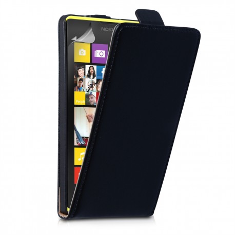 Puzdro Flip Vertical pre Microsoft Lumia 435 čierne.